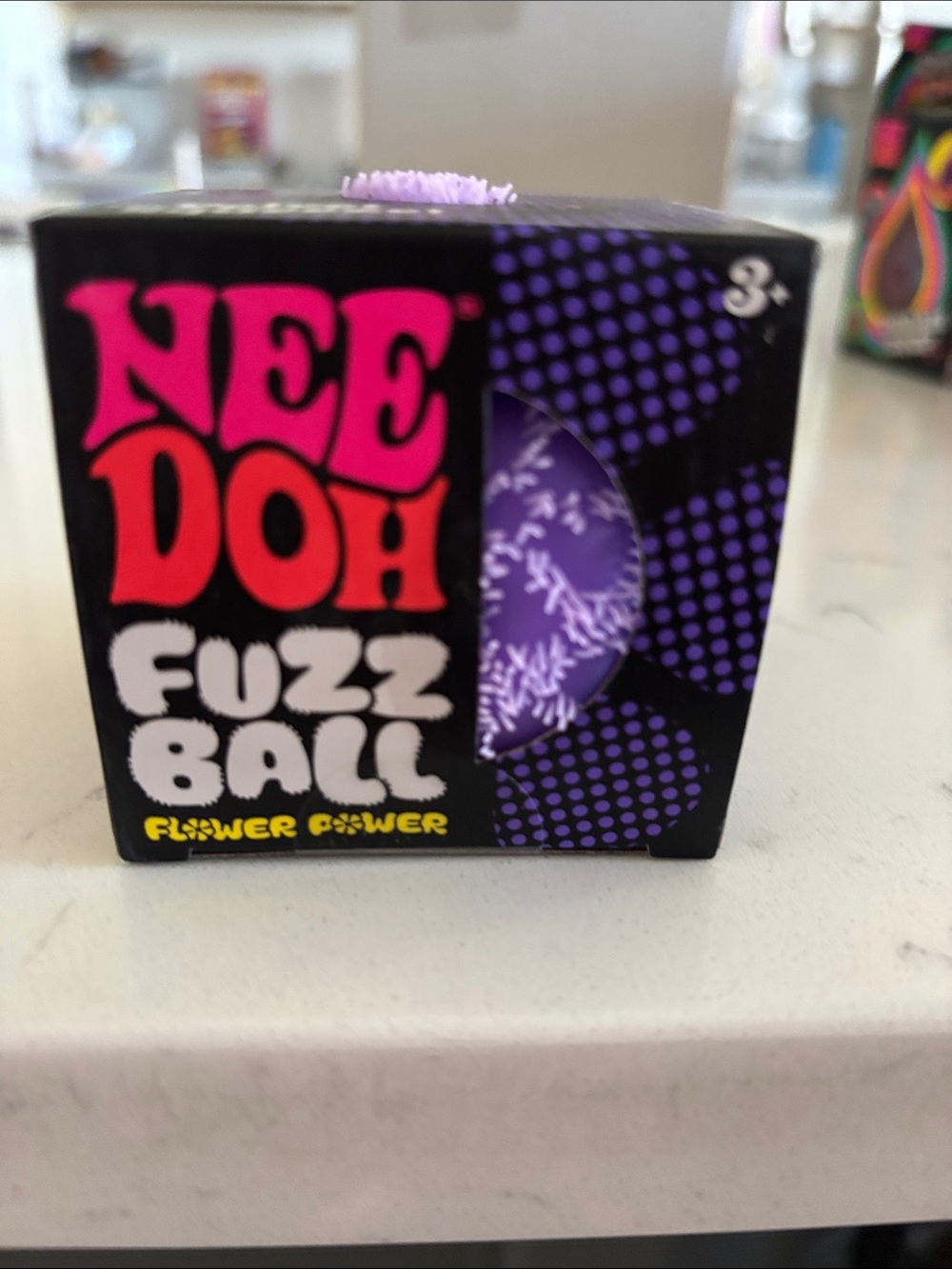 Needoh Fuzz Ball Bath & Body Toy - Purple